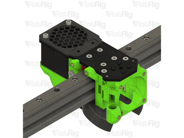 Rat Rig toolhead fan grille printed part