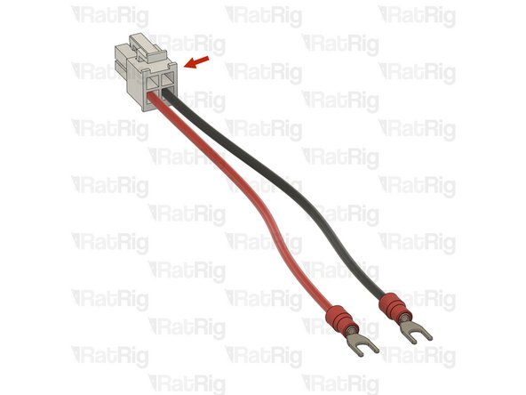 The 4 pin power connector, and crimps, are provided in the EBB42 toolboard box