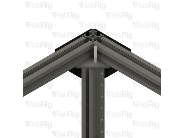 Install the left idler_plate assembly to the V-Core 3.1 frame as shown