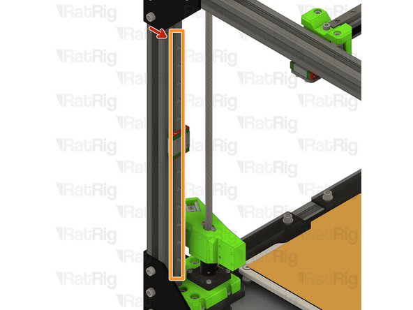 Front right linear rail