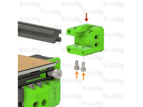 x_motor_cage printed part