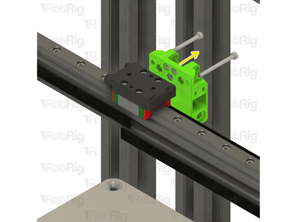 Pull on the EVA3 front assembly to remove it
