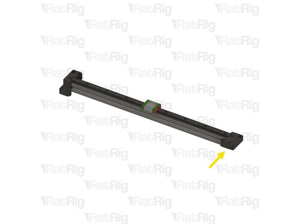 Repeat the previous step, and this step, to prepare the other end of the assembly