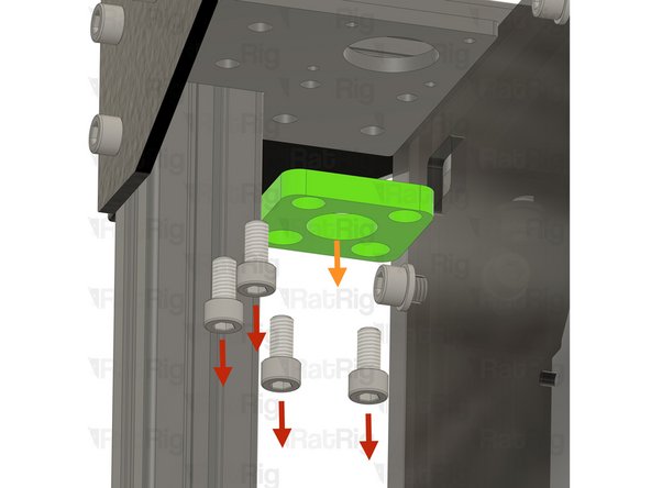 Remove the four M6x12 Cap Head Screws