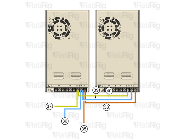 2x 800mm - 16AWG RED (A-Fork, B-Ferrule) (15)