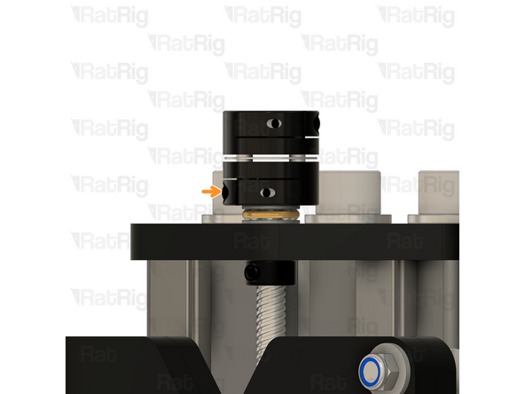 Tighten the Screw on the Coupler