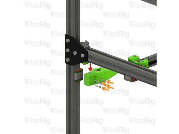 Front right bed arm assembly