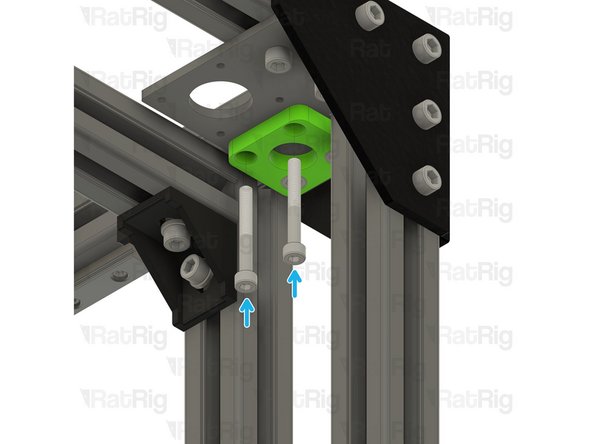 Left motor_plate assembly from Step 2