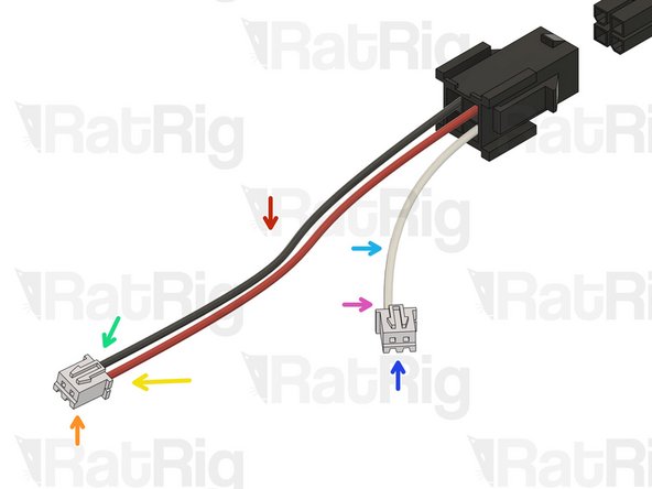 Use the full length of the RED and Black wires