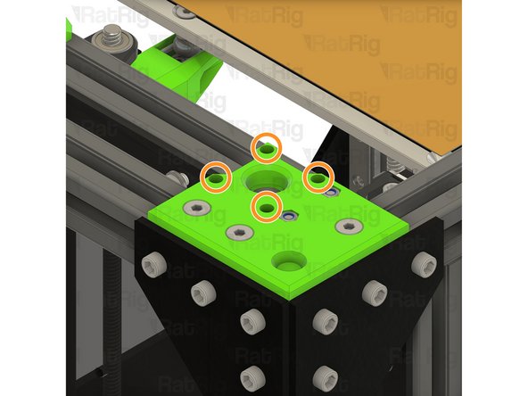 Left CoreXY motor assembly