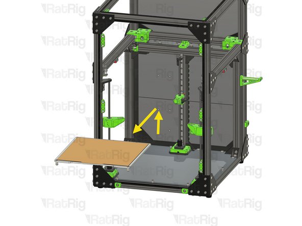 Feed the bed wiring back through the rear panel