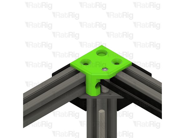 This M6x12 screw may be difficult to remove from the printed part. If you are unable to remove it completely, do not worry, you can remove it once the printed part is separated from the frame