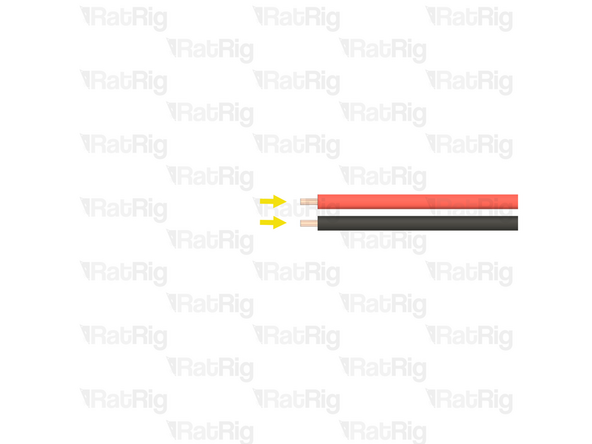Use wire cutters to cut off the JST-XH connector from the other end of the cable, leaving three bare wires