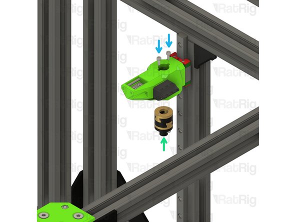 Rear bed arm assembly