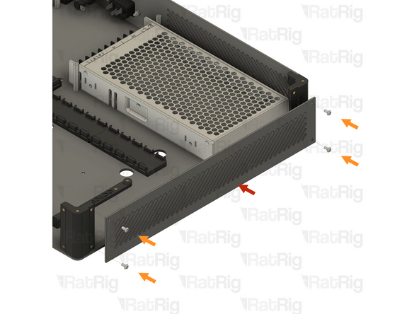 1x Top / side vent panel from step 2