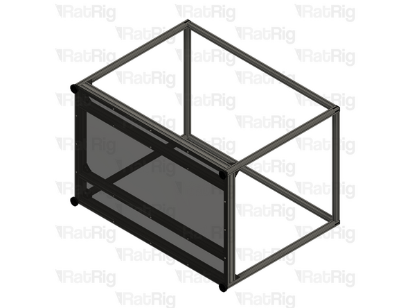 Install the remaining three feet into the frame assembly as shown