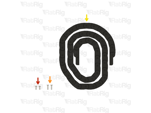 2x M4x12 Countersunk Screw