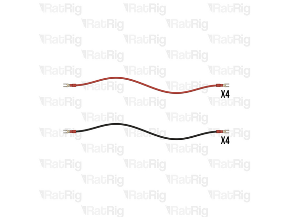 2x Fork Terminal - 3.7mm Insulated (16-22 AWG)