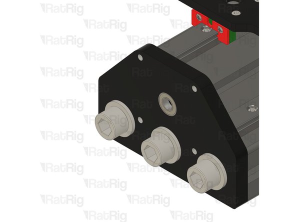 Push the ball bearing against the inner side of the plate, ensuring it stays inside the designated groove.