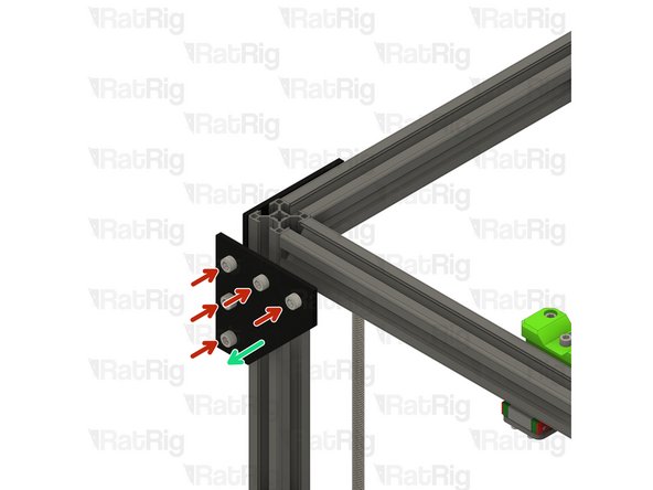 Do not remove this corner plate