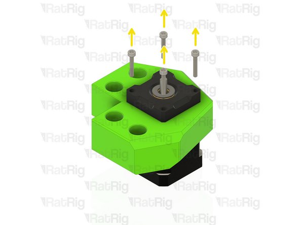 Remove the lead screw coupler