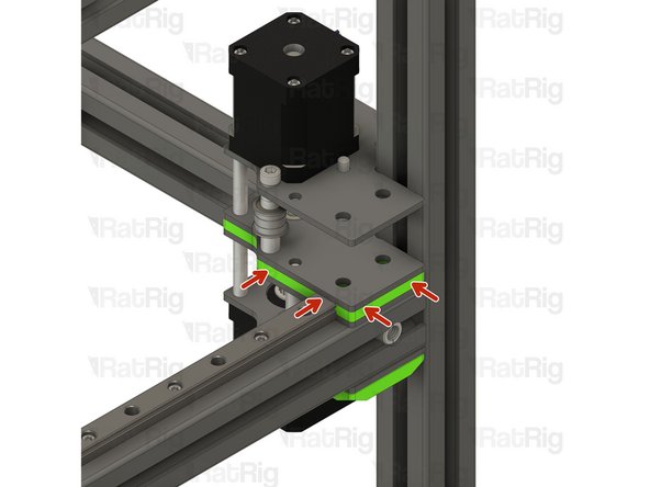 Make sure the Top Y Stepper assembly is fully seated on the printed part