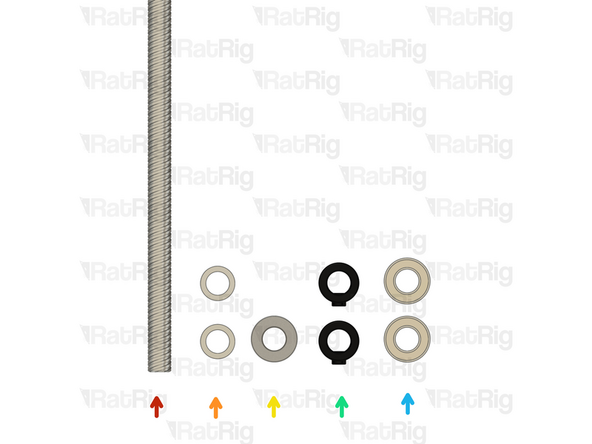 281mm TR8x8 Lead Screw