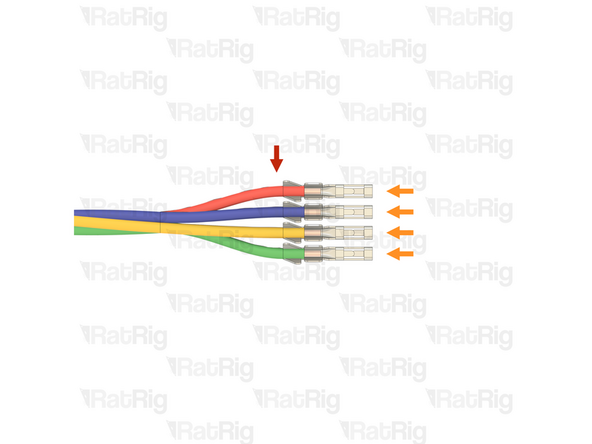Prepared wires from the previous step