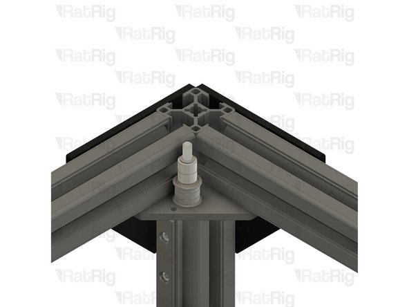 Install the following components in the order shown in the image