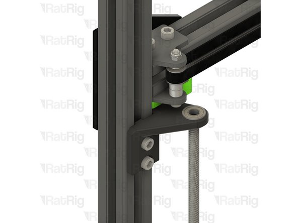 Fit the constraint assembly to the frame as shown