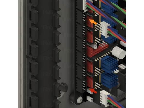 Left CoreXY stepper motor cable