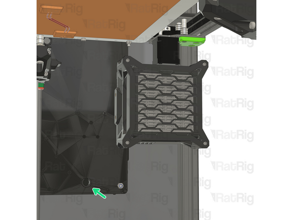 When installing the Rat Pack on an IDEX machine, take extra care to avoid pinching the PTFE tube for the T1 filament. Pinching the tube can obstruct filament flow and compromise print quality, so ensure it is routed smoothly and without any pressure points.