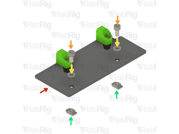 Rear shelf assembly from the previous step.