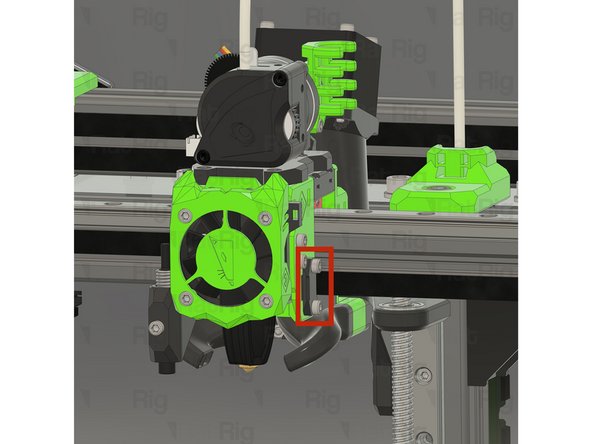 Remove the right side belt: