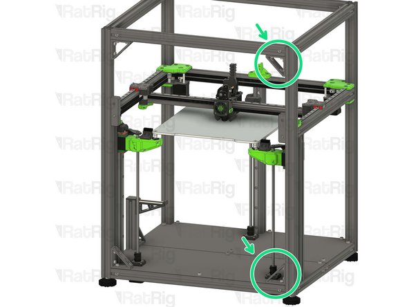 Tighten the M6x12 screws to secure the bracket to the frame.