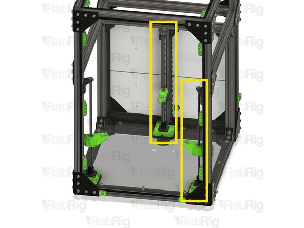 Do not overtighten the M6 Cap Head Screws as you damage the printed part