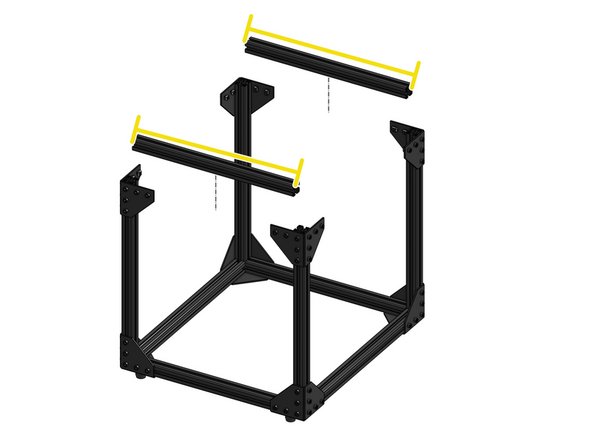 Attach the bottom corner assemblies