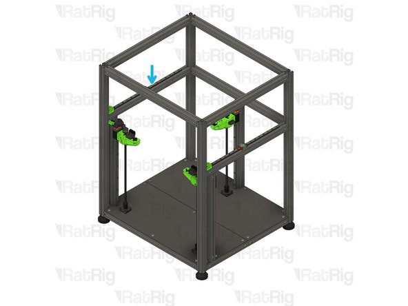 Fasten the marked M3x12 screws, starting from the front.