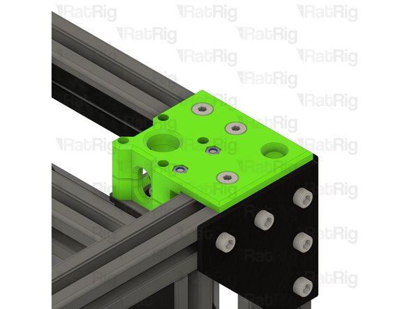 Repeat Steps 16 thru 21 to replace the right side CoreXY motor cage top