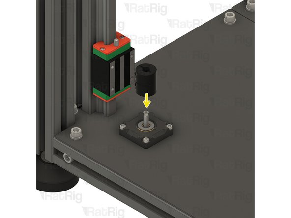 The axial thrust bearing has three components. Two end caps and an inner bearing assembly.