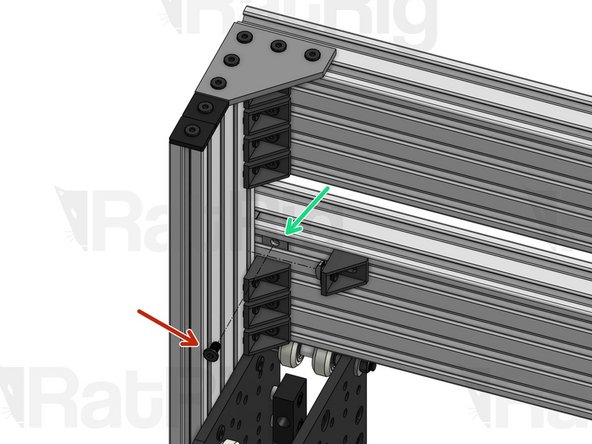 Connect 8 Cast Corners on each side of your Gantry (16 in total)