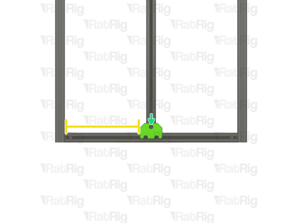 Ensure the distance between the frame jig side wall and the frame extrusion is 235mm
