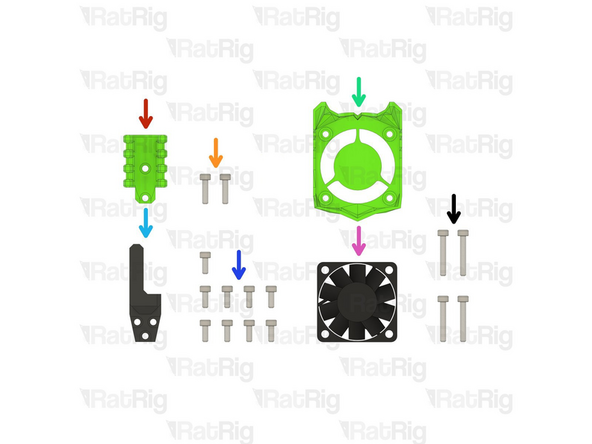 1x EVA3 cable_guide Printed Part