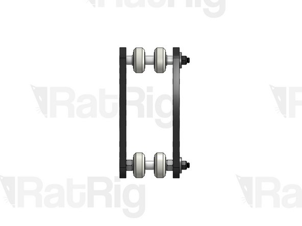 Assemble a second X Carriage just like the first one, but without Nut blocks (you can follow step 3 with a new pair of C-Beam Gantry Plate XL)