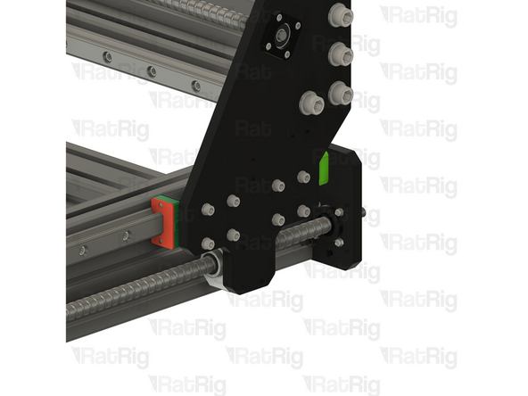 At least one other person should continue to support the X-axis gantry during this step