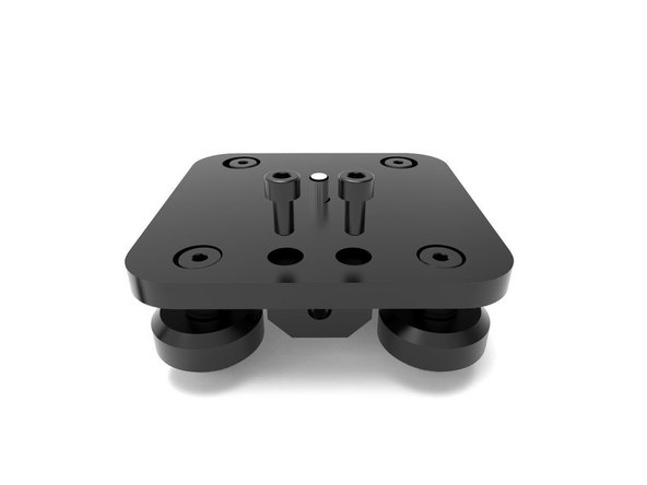 Mount the brake plate as shown.