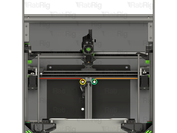 In the CoreXY configuration, there are only two stepper motors, simply labelled left and right