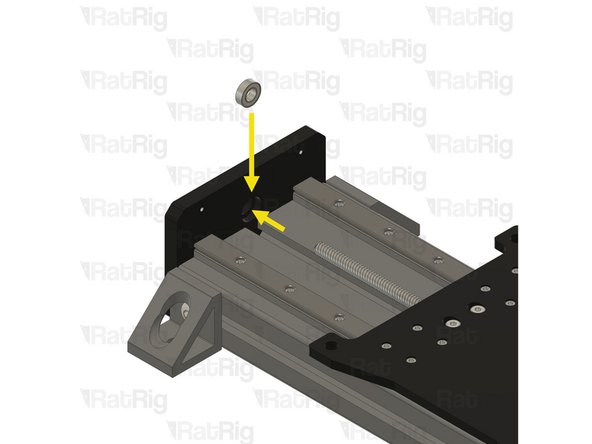 Gently tighten the screws on the second POM block while rotating the lead screw by hand. Monitor the resistance carefully—as soon as you feel any increase in resistance, stop tightening. Avoid over-tightening, as this could introduce unnecessary drag to the system.