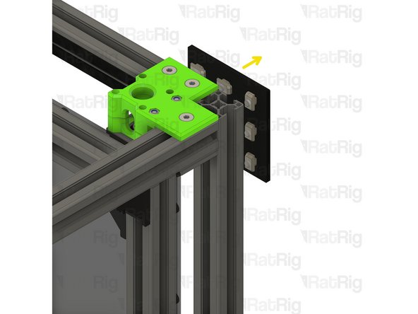 Loosen all of the M6x12 screws and remove the second corner plate assembly as well