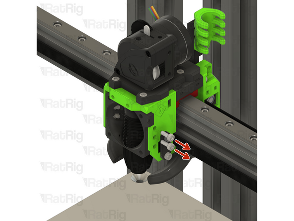 Remove the four M3x8 Cap Head Screws